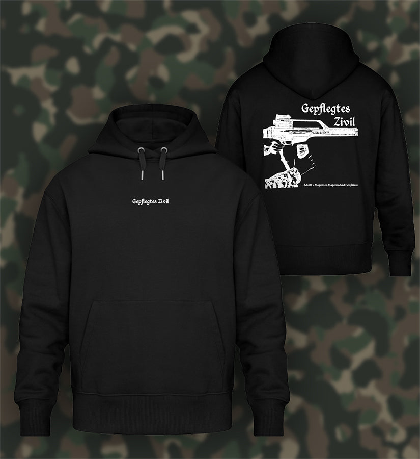 Limited Edition Gepflegtes Zivil Oversized Hoodie