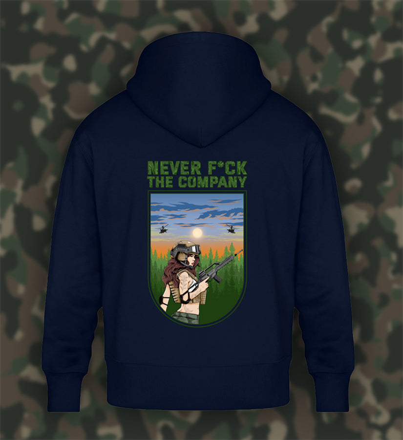 NEVER F*CK THE COMPANY (GRÜN) - Oversized Hoodie
