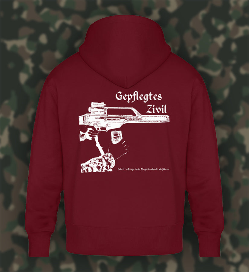 Limited Edition Gepflegtes Zivil Oversized Hoodie