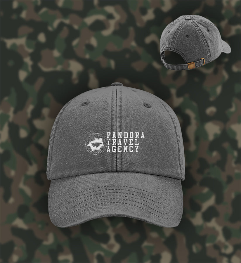 Pandora Travel Agency  - Vintage Dad Cap mit Stick