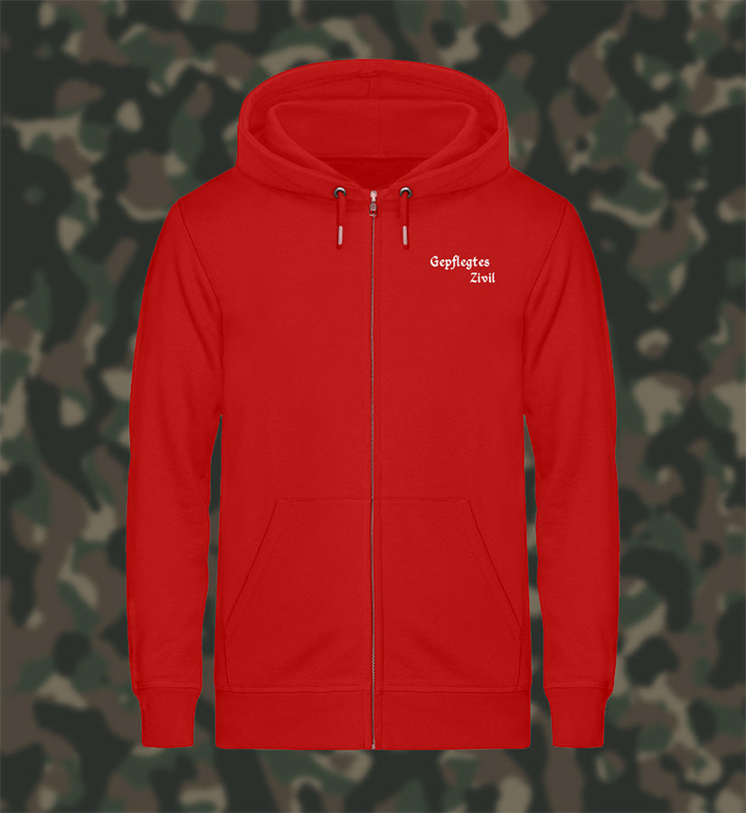 Gepflegtes Zivil Zipper
