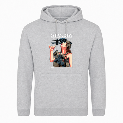 Taktisches Zivil Standby College Hoodie -  Heather Grey