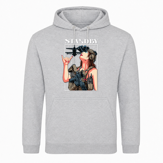 Taktisches Zivil Standby College Hoodie -  Heather Grey