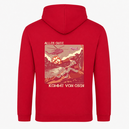 Taktisches Zivil Alles Gute  College Hoodie - rot - Rueckseite