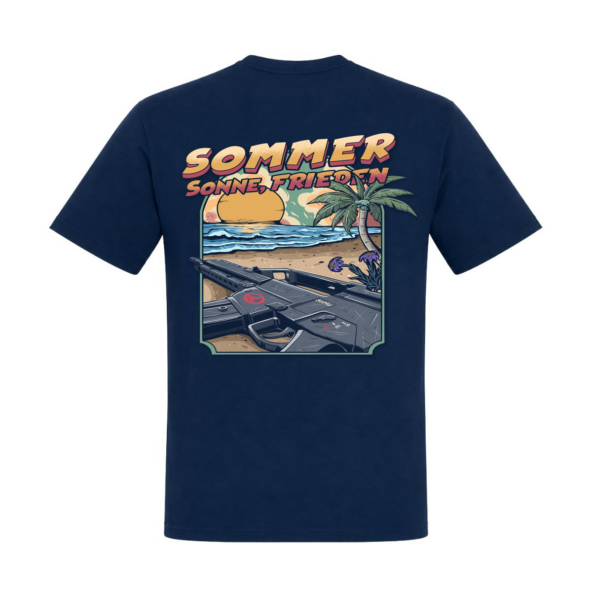 Taktisches Zivil Sommer Sonne Frieden  - french navy - Rueckseite