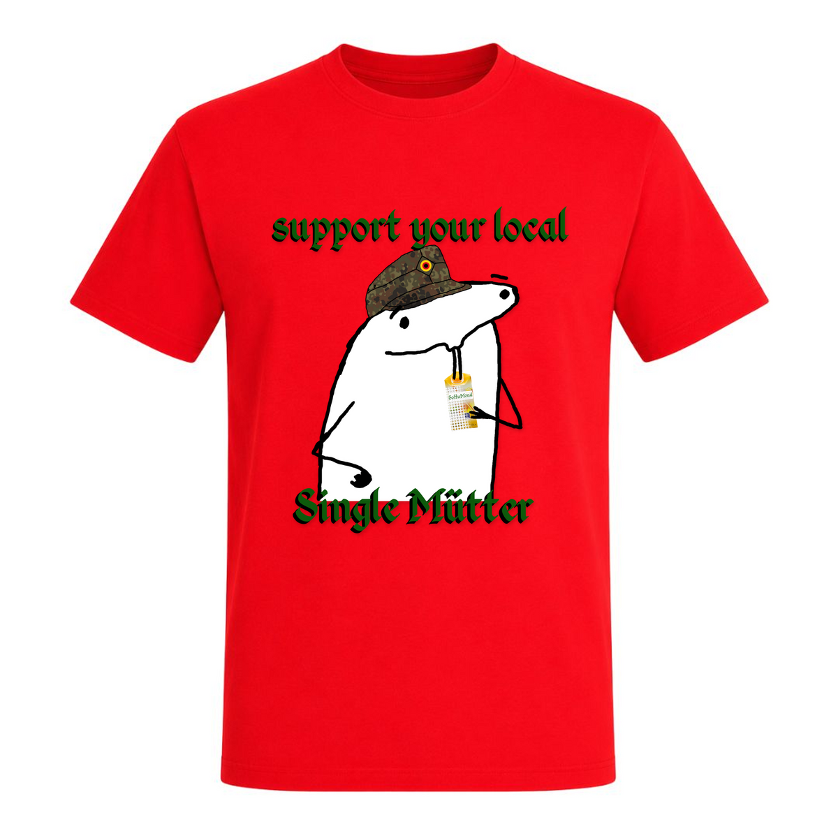 Support your local Single Mütter - rot