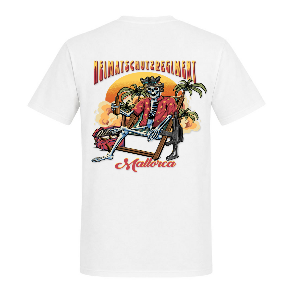 Heimatschutzregiment Mallorca  - weiß - Rueckseite