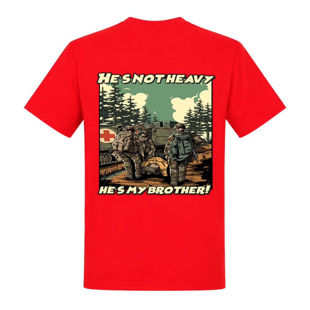 He's not heavy hes my brother - rot - Rueckseite