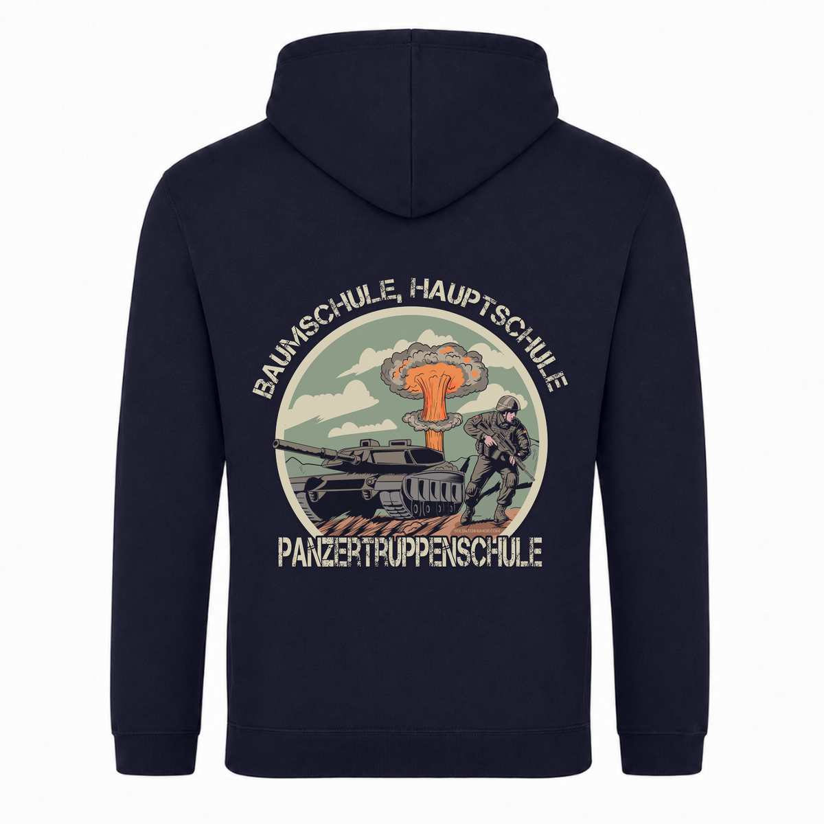 College Hoodie - French Navy - Rueckseite