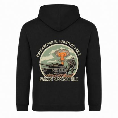College Hoodie - Schwarz - Rueckseite