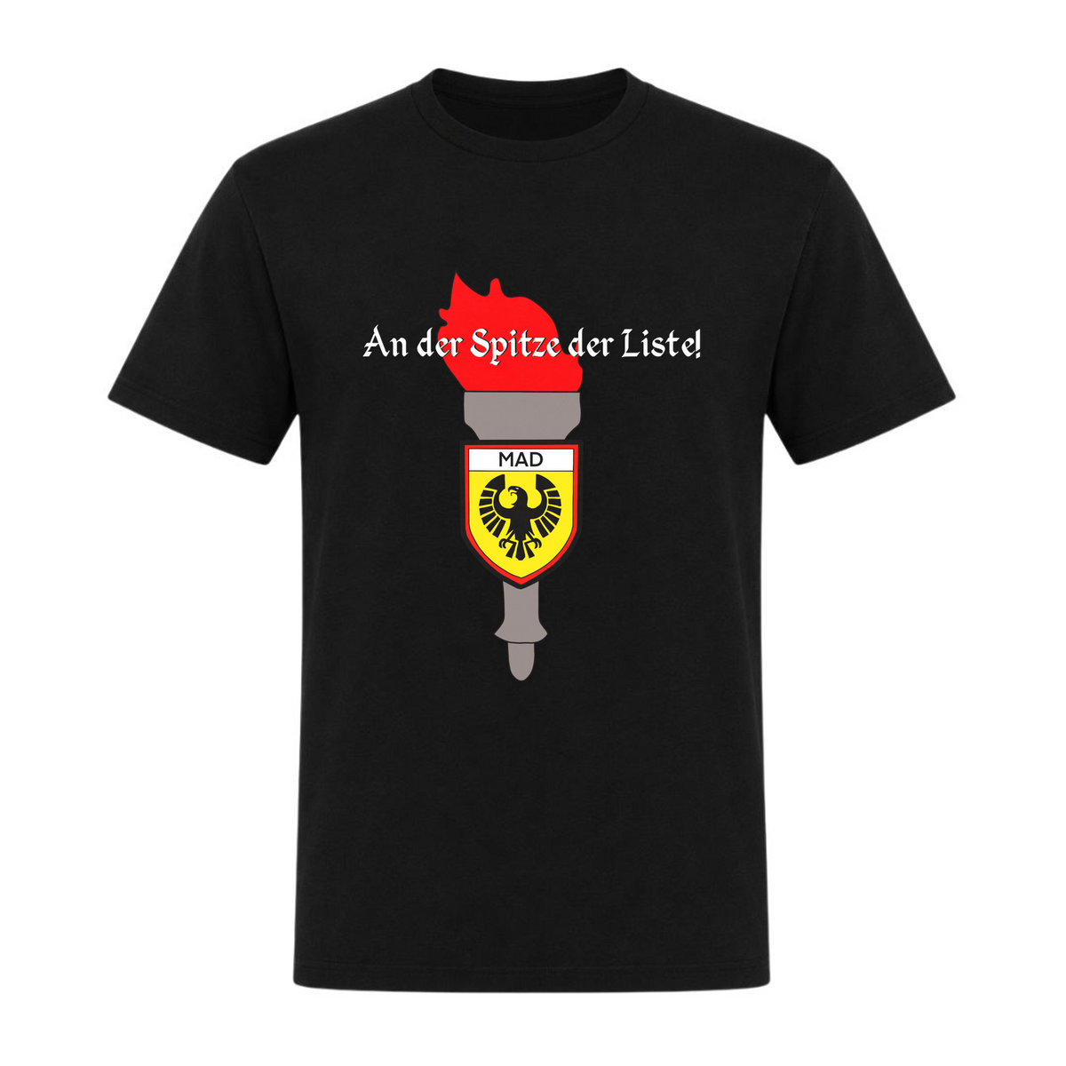 An der Spitze der Liste!  - schwarz
