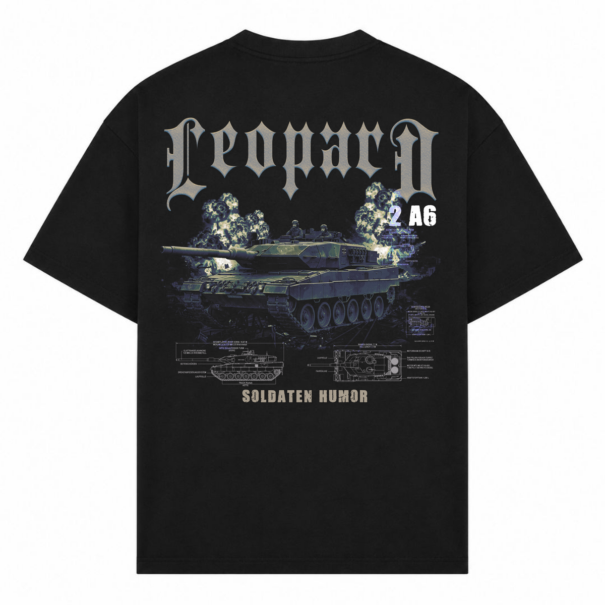 SoHu Tactical - Leopard - Schwarz - Rueckseite