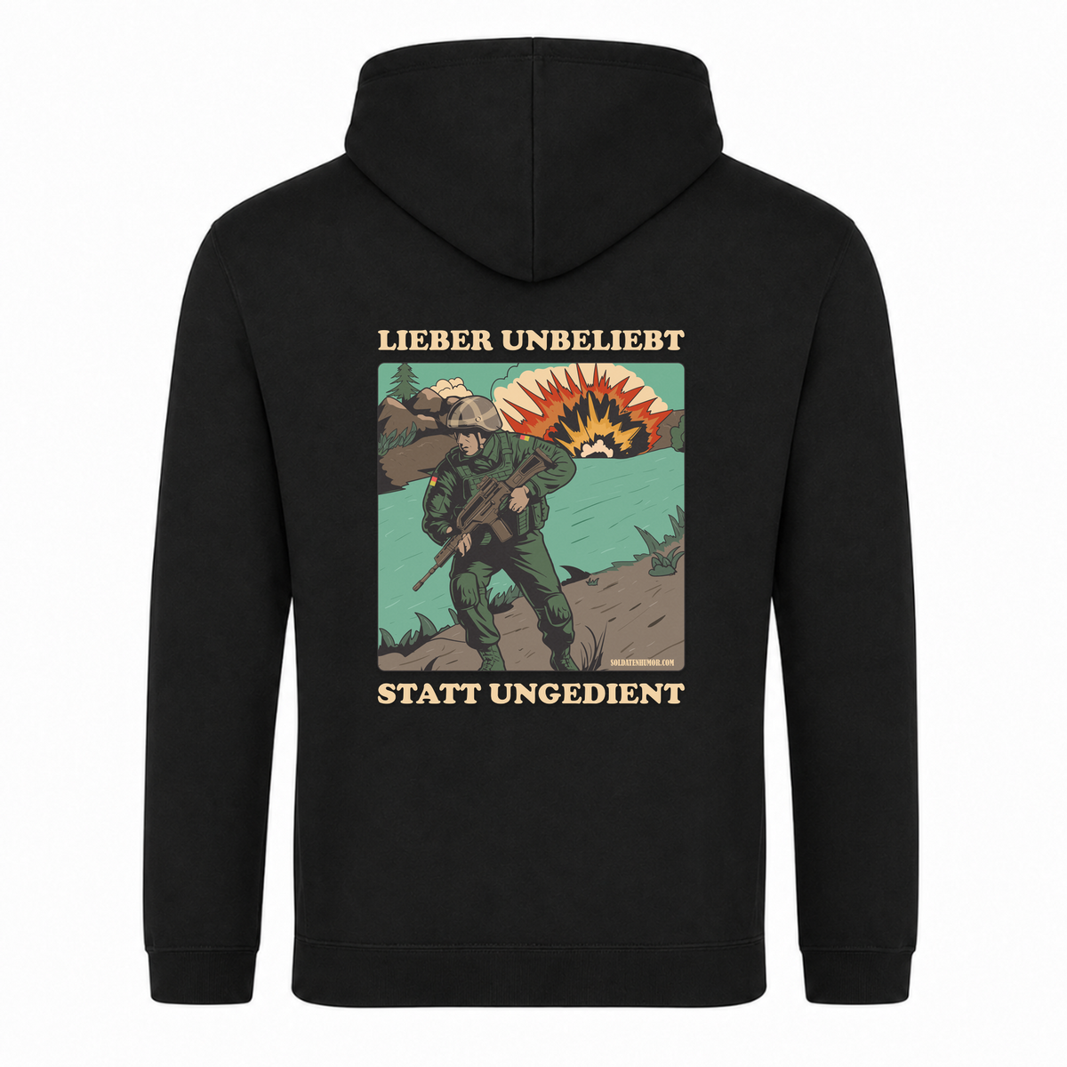Taktisches Zivil LUSU  College Hoodie - Schwarz - Rueckseite