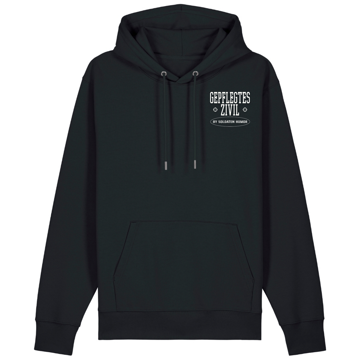 Gepflegtes ZIvil New Generation Cruiser 2.0 – Premium Unisex-Hoodie, Bio-Baumwolle - Black