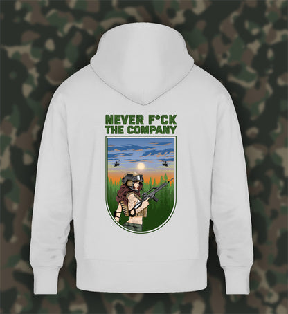 NEVER F*CK THE COMPANY (GRÜN)  - Oversized Hoodie