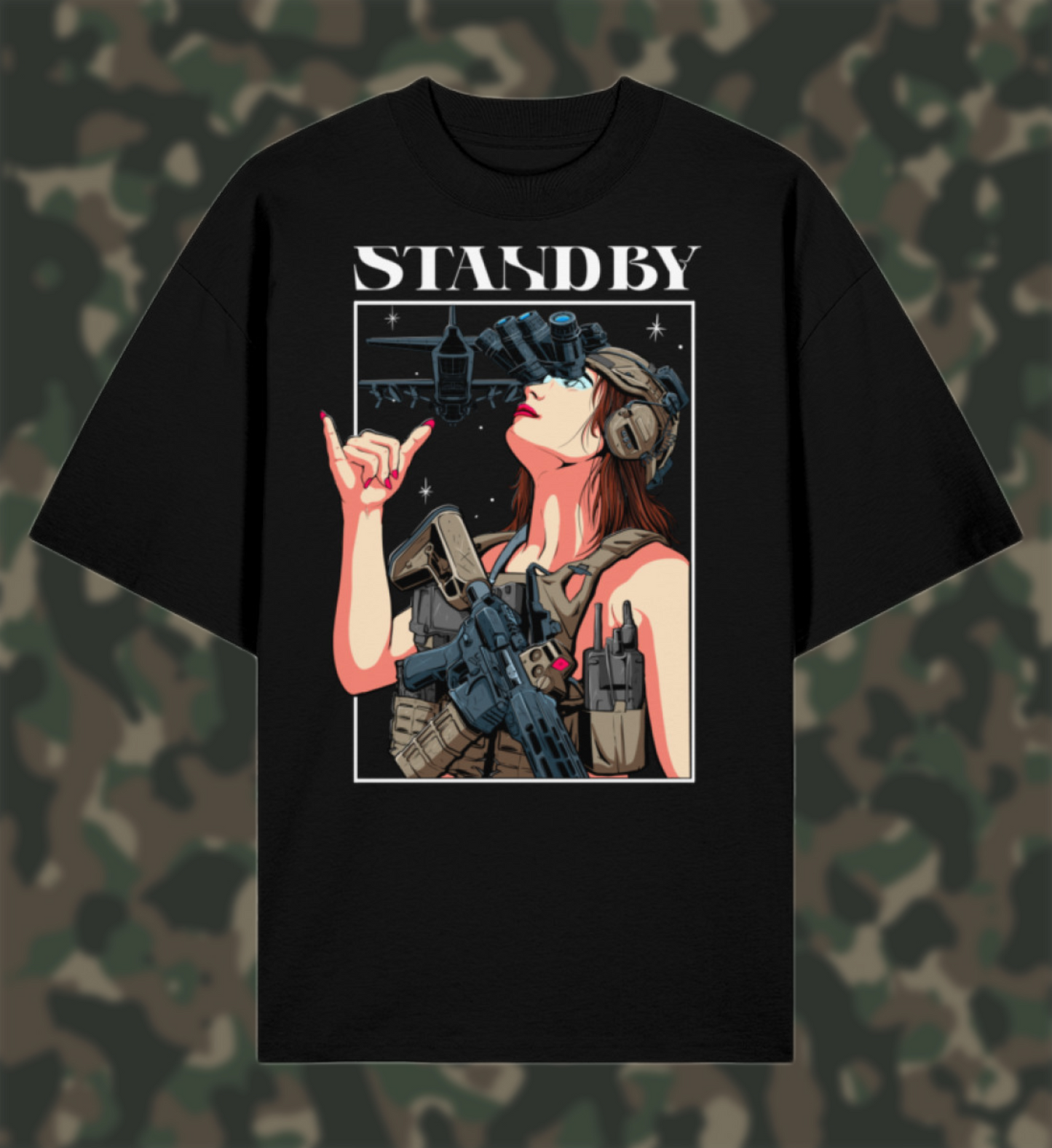 Taktisches Zivil - Standby -Oversized Shirt