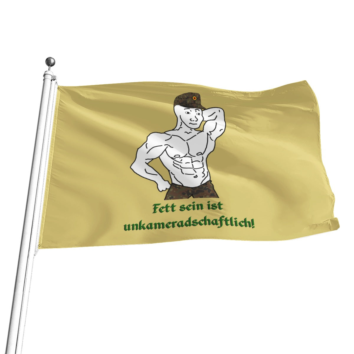 Humor Flag All-Over Print Flag β Soldaten Humor